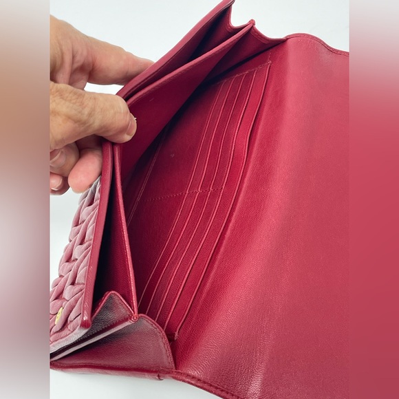 AUTHENTIC Vintage Miu Miu Nappa Leather Clutch - Picture 6 of 14